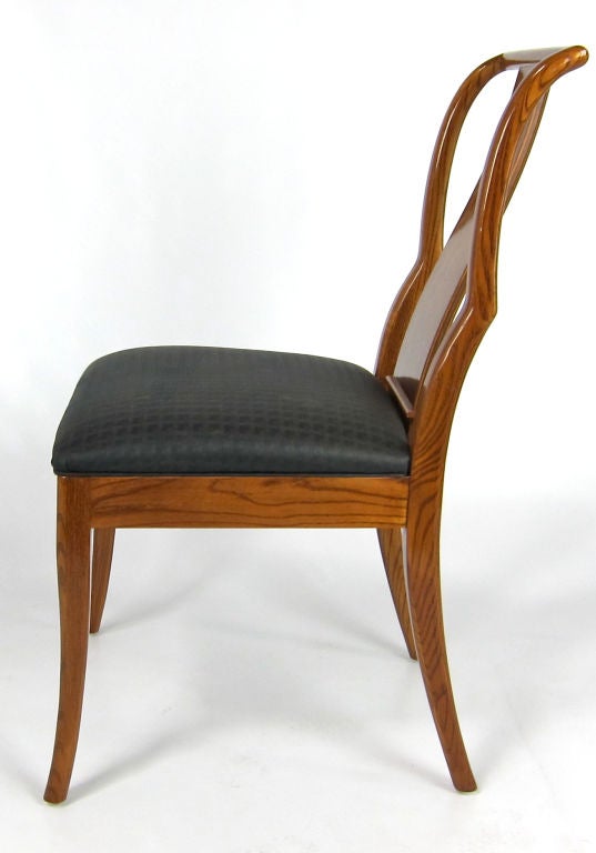 Exceptional Set of Six Sabre Leg Dining Chairs 1