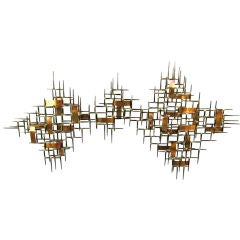 Large Modernist Wall Sculpture