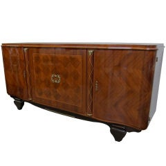 French 40's Rosewood Marquetry Sideboard