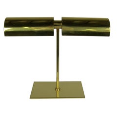 Mod Brass Double Shade Desk Lamp