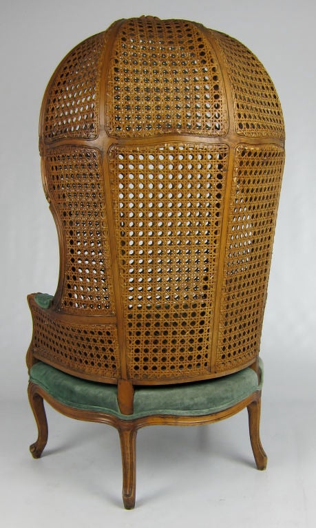 Mid-20th Century Double Caned Louis XV style Porter's Chair