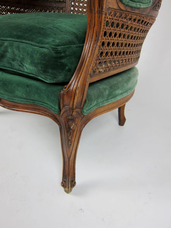 Double Caned Louis XV style Porter's Chair 3