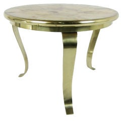 Bronze Side Table with Onyx Top by Muller 9