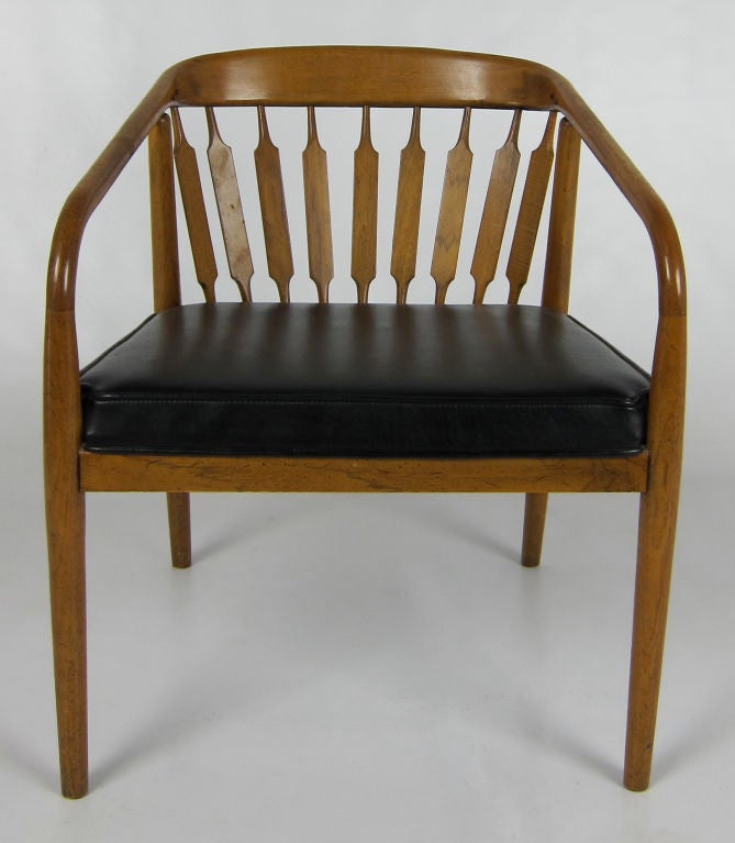 Set of 4 Armchairs by Kipp Stewart & Stewart McDougall In Excellent Condition In Danville, CA