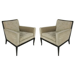 Pair of Lounge Chairs by T.H. Robsjohn-Gibbings for Widdicomb