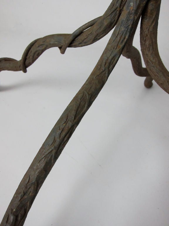 Italian Wrought Iron Tree Form Floor Sculpture after Giacometti