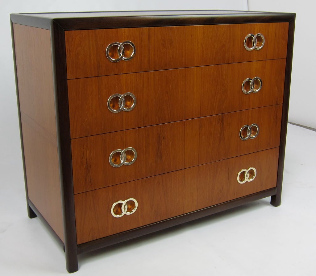 Mid-20th Century Pair of Bachelor's Chests by Michael Taylor