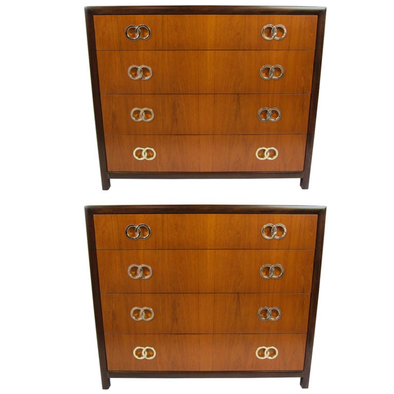 Pair of Bachelor's Chests by Michael Taylor