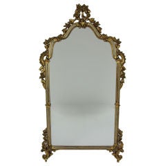 Venetian Rococo Pier Mirror with glass inset frame