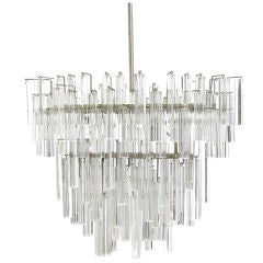 Large Elliptical Venini Chandelier