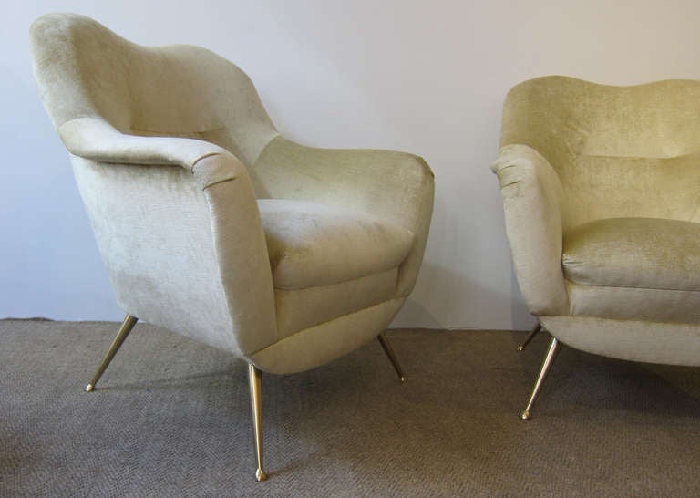 1950's Italian Lounge Chairs 1