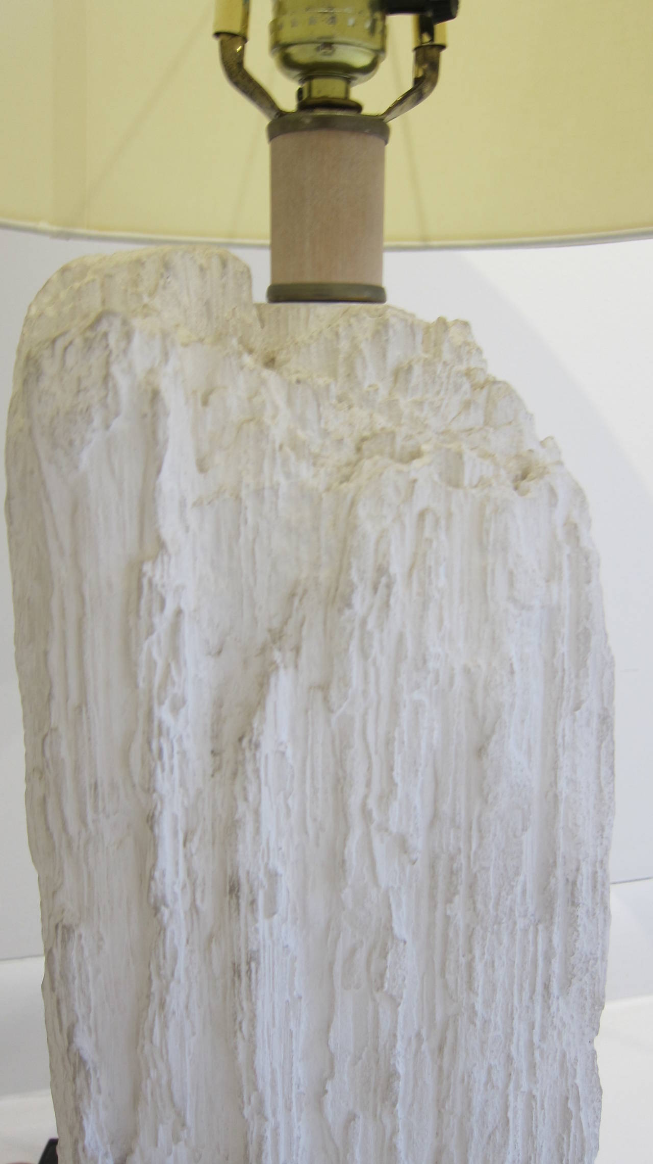 Plaster Table Lamp by Sirmos For Sale at 1stdibs