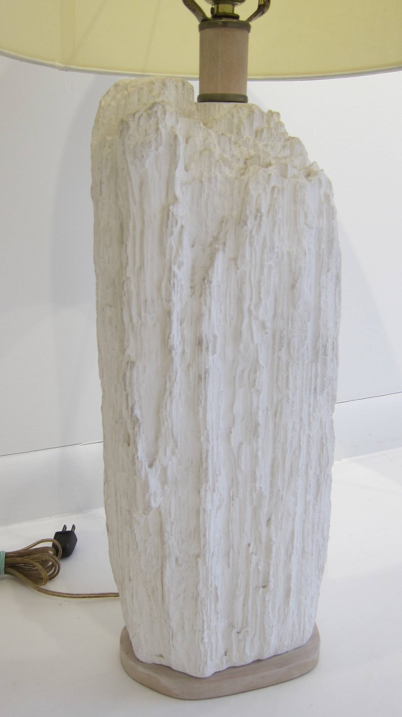 Plaster Table Lamp by Sirmos For Sale at 1stdibs