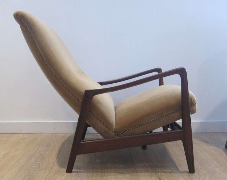  Reclining Lounge Chairs, Norway, 1954 In Excellent Condition In Miami, FL