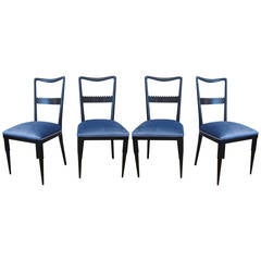 Four Italian Side Chairs by Pierluigi Colli