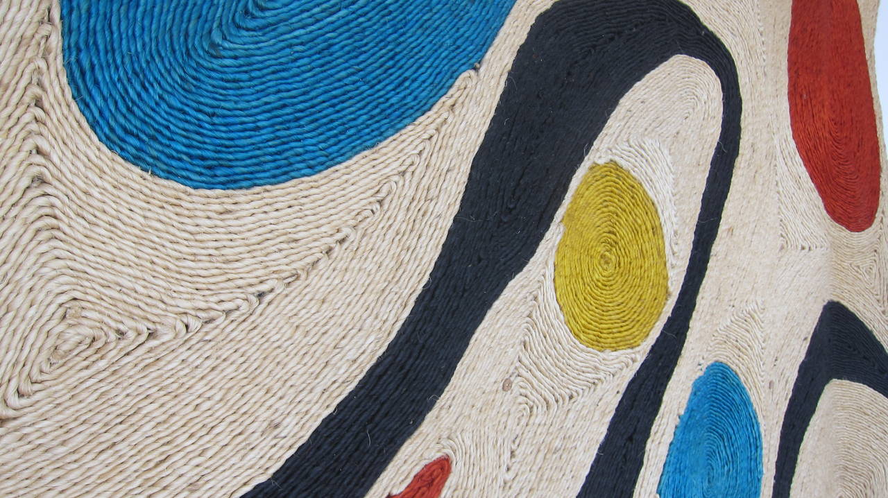 Large, after Alexander Calder for Bon Art, wall hanging tapestry, titled 