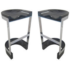 Pair of Bar Stools, USA, 1970s