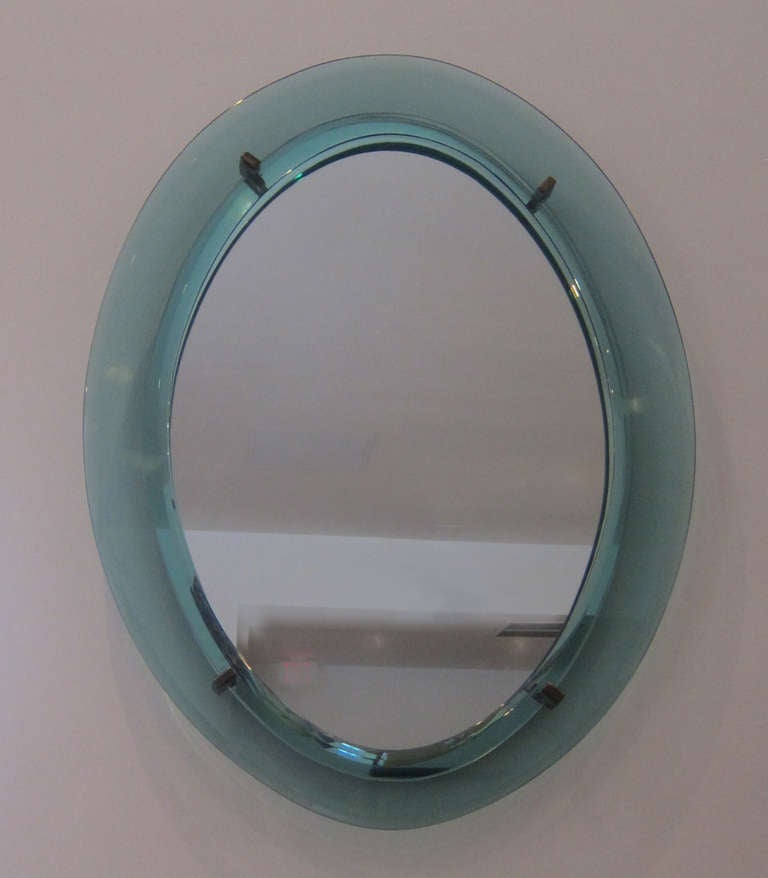 Crystal Arte Mirror, Italy, 1960s