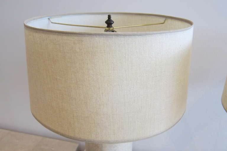 Shagreen Table Lamps by R&Y Augousti. 1