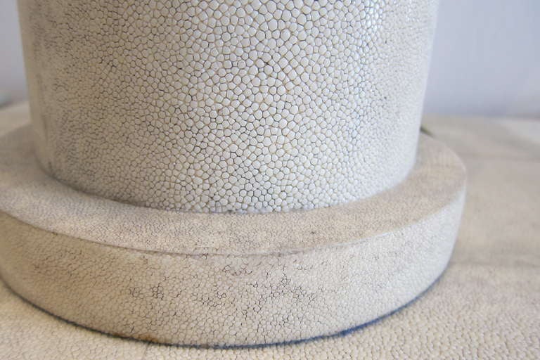 Shagreen Table Lamps by R&Y Augousti. In Excellent Condition In Miami, FL