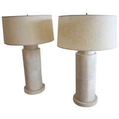 Shagreen Table Lamps by R&Y Augousti.