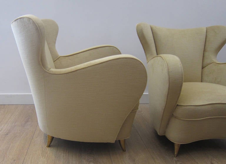 Mid-Century Modern 1950s Italian Lounge Chairs