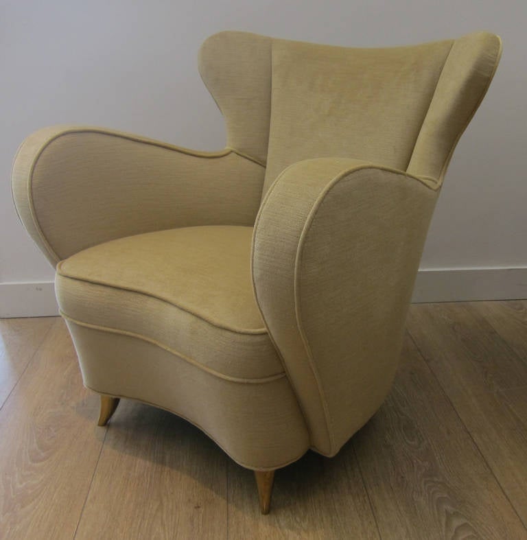 Mid-20th Century 1950s Italian Lounge Chairs