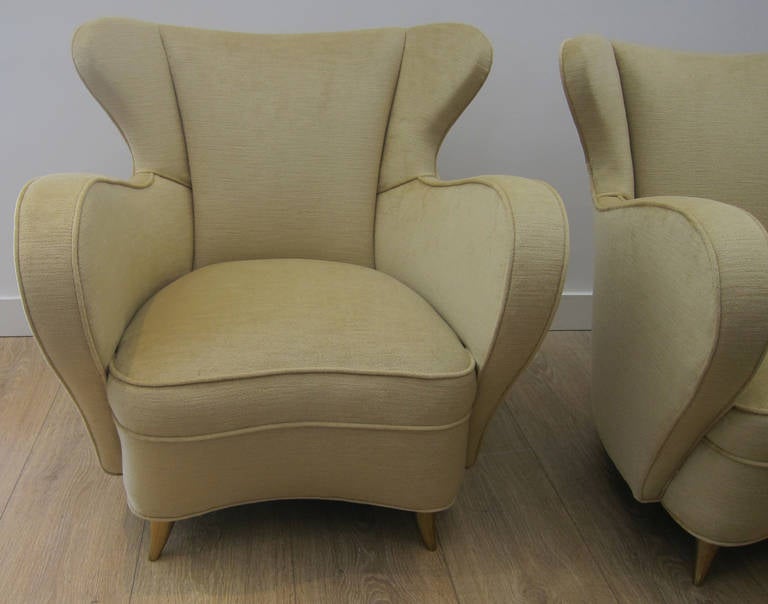 1950s Italian Lounge Chairs 2