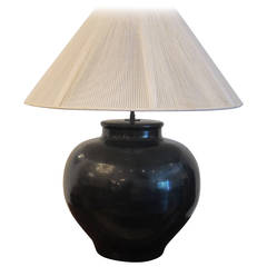 Large Oil Rubbed Bronze Table Lamp by Karl Springer 10