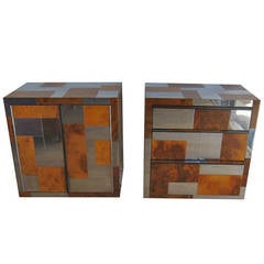 Pair of Wall-Mounted Cabinets by Paul Evans