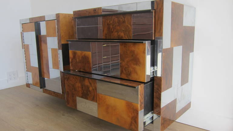 Mid-Century Modern Pair of Wall-Mounted Cabinets by Paul Evans
