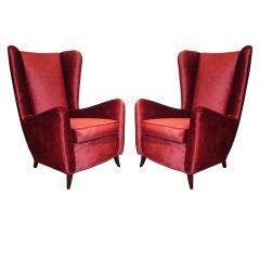Gorgeous Pair of Italian Armchairs.