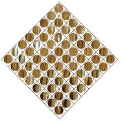 Large Curtis Jere Brass  Wall Sculpture.