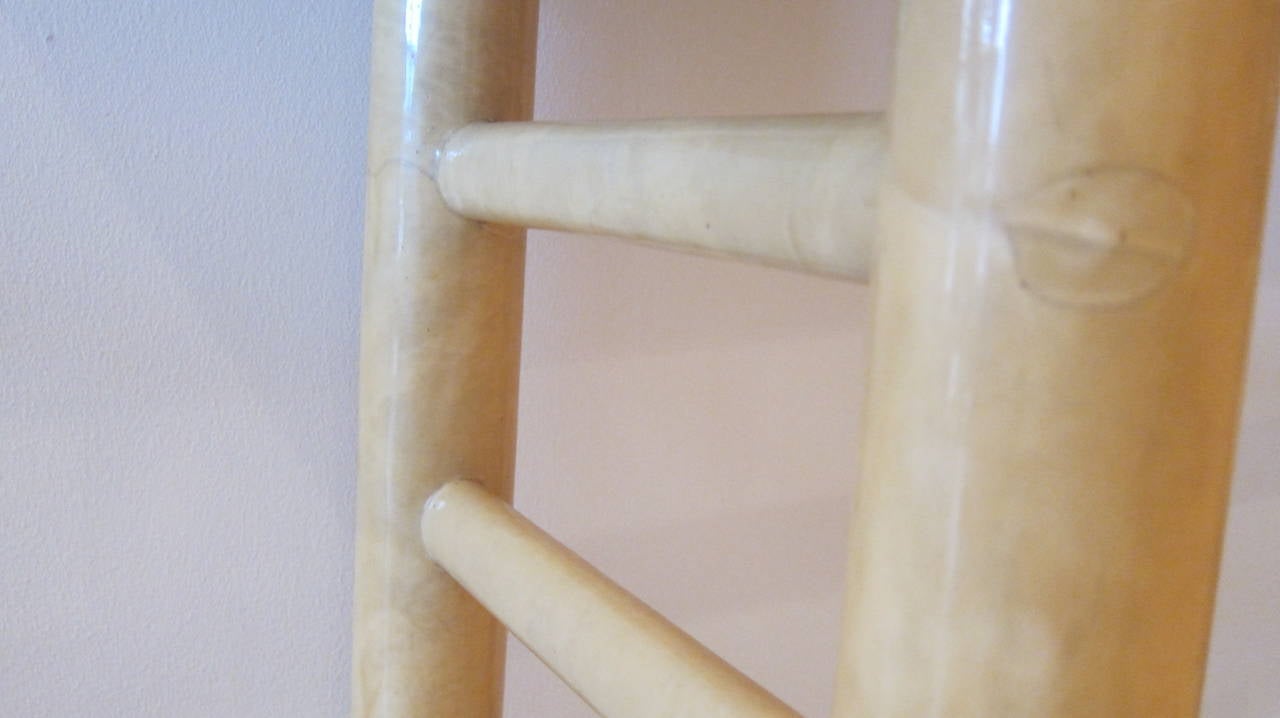 Karl Springer Parchment Console Table In Excellent Condition In Miami, FL