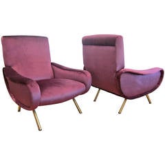 "Lady" Lounge Chairs by Marco Zanuso