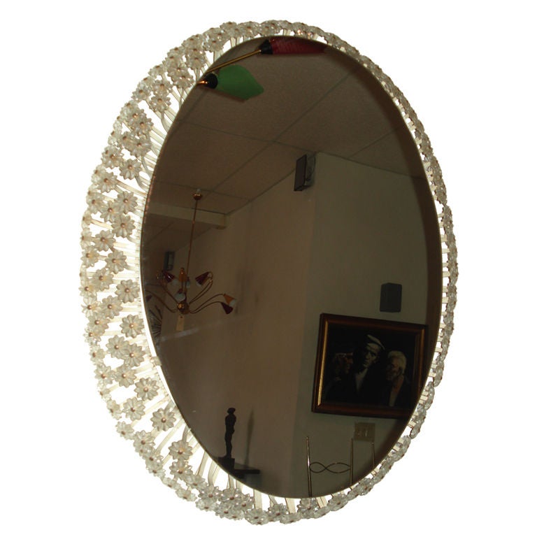 1970's Backlit Mirror.