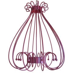 Oversized Birdcage Chandelier.