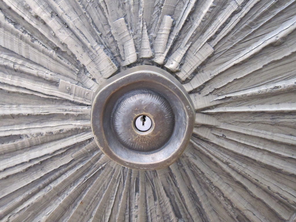 Late 20th Century Amazing Sunburst  Door by Forms and Surfaces.