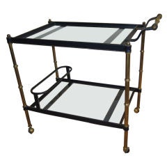 Bar Cart by Jacques Adnet.