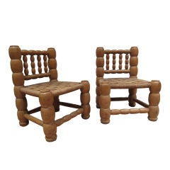 Whimsical low French Chairs.