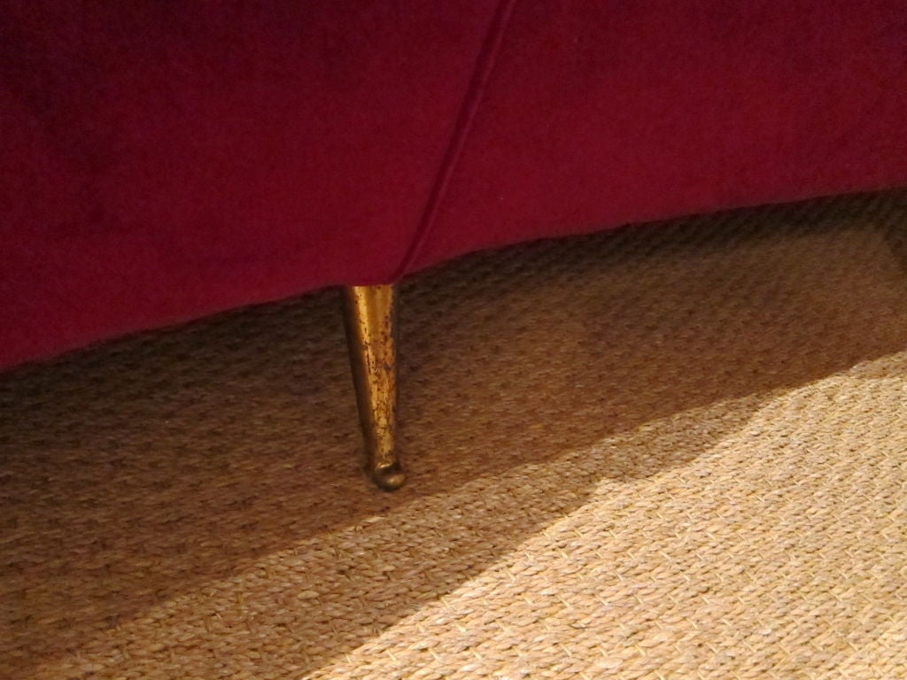 Superb Scalloped 1950's Italian Sofa 2