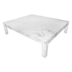 Spectacular Oversized Marble Coffee Table. Spectacular Oversized Marble Coffee Table.