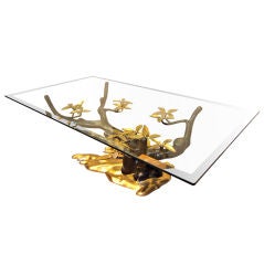 Stunning Bronze Tree Coffee Table.