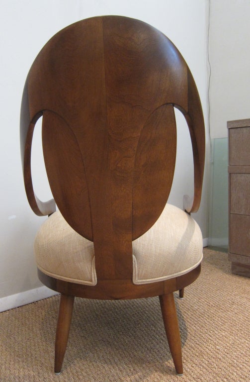 American Pair of Spoon Back Chairs.