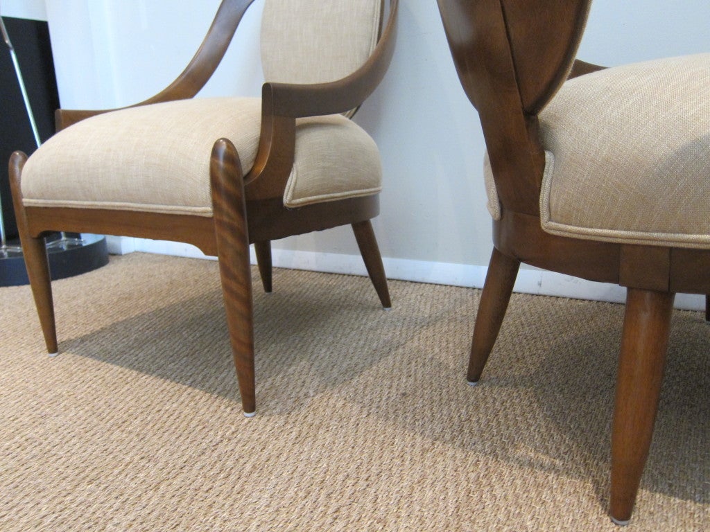 Mid-20th Century Pair of Spoon Back Chairs.