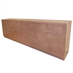 Pair of Cerused Chest of Drawers.