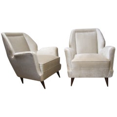Mid Century Italian Lounge Chairs.