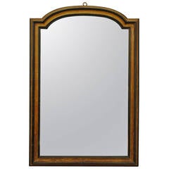 Italian Baroque Style Painted Mirror, 19th Century