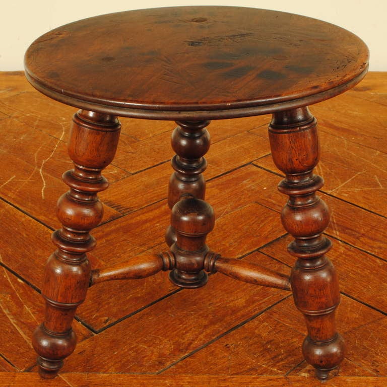 A French Mid 19th Century Louis Philppe Period Walnut Low Table