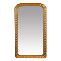 A French Giltwood Art Deco Mirror
